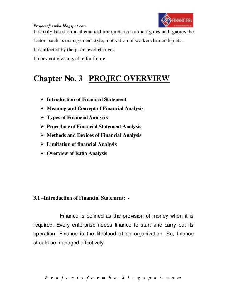 Industry financial ratio analysis dissertation